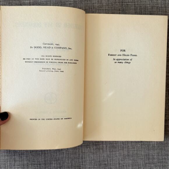 Murder Is My Business Brett Halliday 1946 Vintage Hardcover 2nd Edition READ - Picture 6 of 14